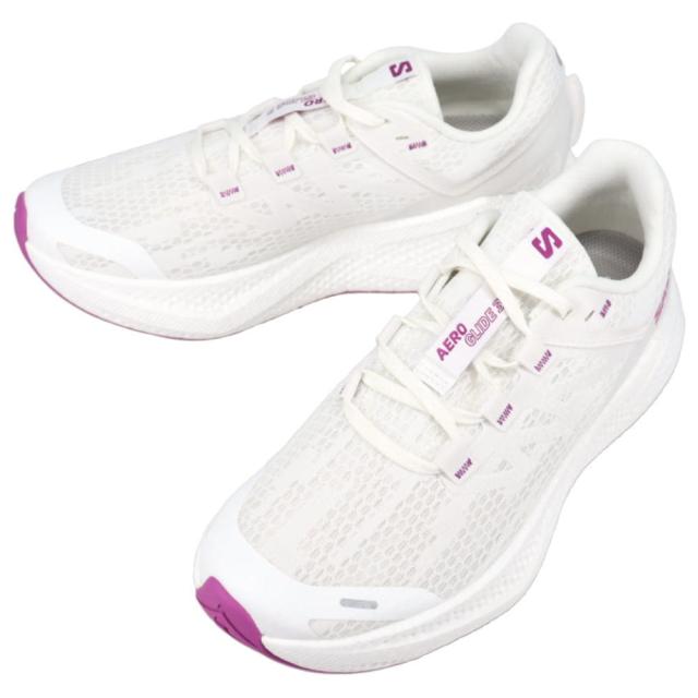 新品SALOMON AERO GLIDE 3 ホワイト/ウィローハーブ 25cm 新品SALOMON AERO GLIDE 3 ホワイト/ウィローハーブ 25cm