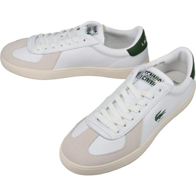 ラコステ LACOSTE ベースショット プロ BASESHOT PRO 125 3 SMA 49SMA0063 65T ホワイト/オフホワイト ホワイト/グリーン