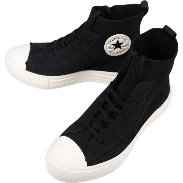 コンバース CONVERSE スニーカー オールスター ライト PLTS ニット ハイ ALL STAR LIGHT PLTS KNIT HI ブラック BLACK 5SE371