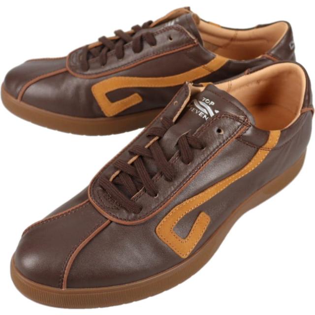 トップセブン TOP SEVEN スニーカー T7-At1082 kn ダークブラウン/ブラウン