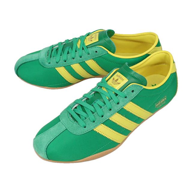 アディダス adidas スニーカー トーキョー ウィメンズ TOKYO W グリーン/ピュアサルファ/ゴールドメタリック JI3298