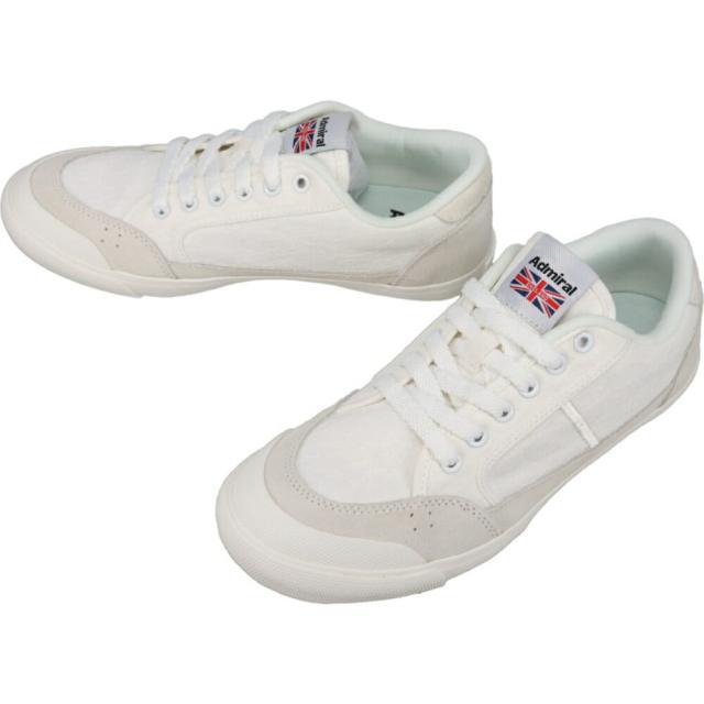 アドミラル Admiral スニーカー イノマーフラワー INOMER F ホワイト/ホワイト AD607