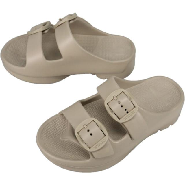 テリック TELIC サンダル ダブル バックル2 W-BUCKLE2 コルクブラウン CORK BROWN