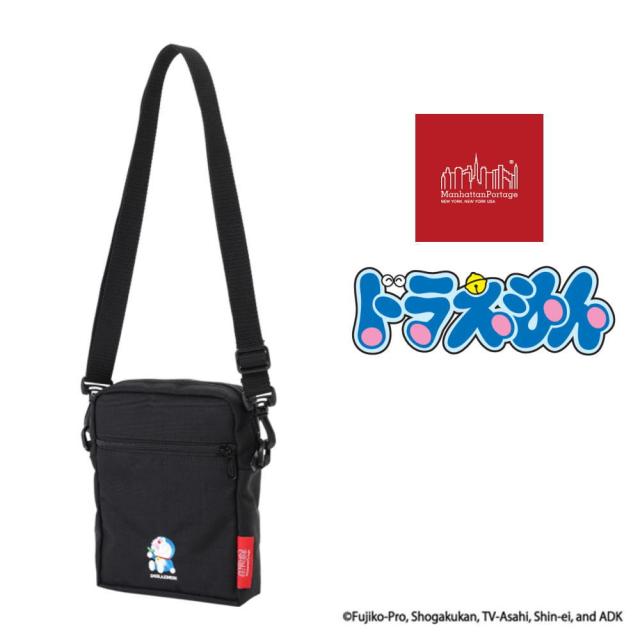 マンハッタンポーテージ Manhattan Portage シティー ライト ウィズ プラスティック パーツ バージョン2 バッグパック ドラえもん 25 1403-PL-2-BP-DORA-25 BLK