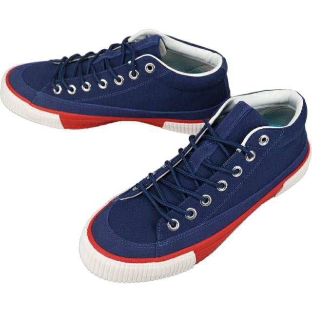 アールエフダブリュー RFW スニーカー ベーグル ミッド コージー キャンバス BAGEL-MID COZY CVS R-2510441 ネイビー/レッド