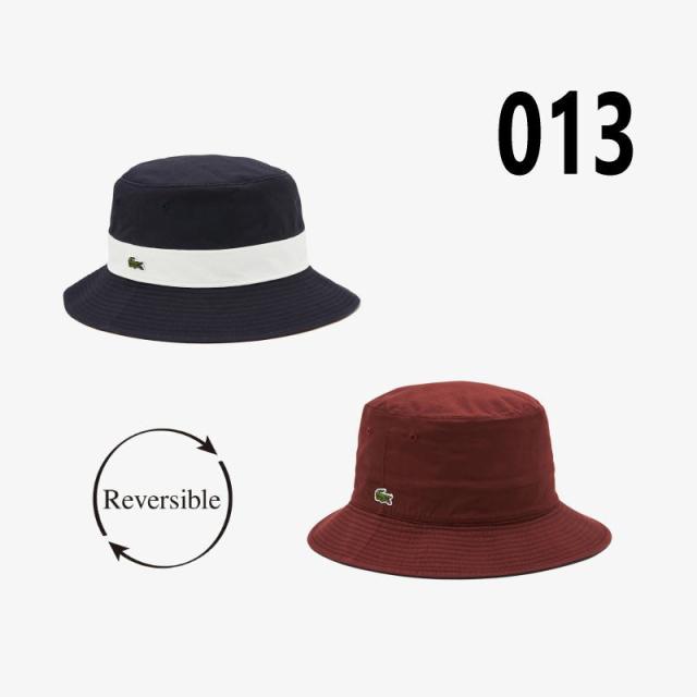 ラコステ LACOSTE 帽子 リバーシブルサファリハット RK1131J-99 006(ベージュ) 013(ネイビー)_2