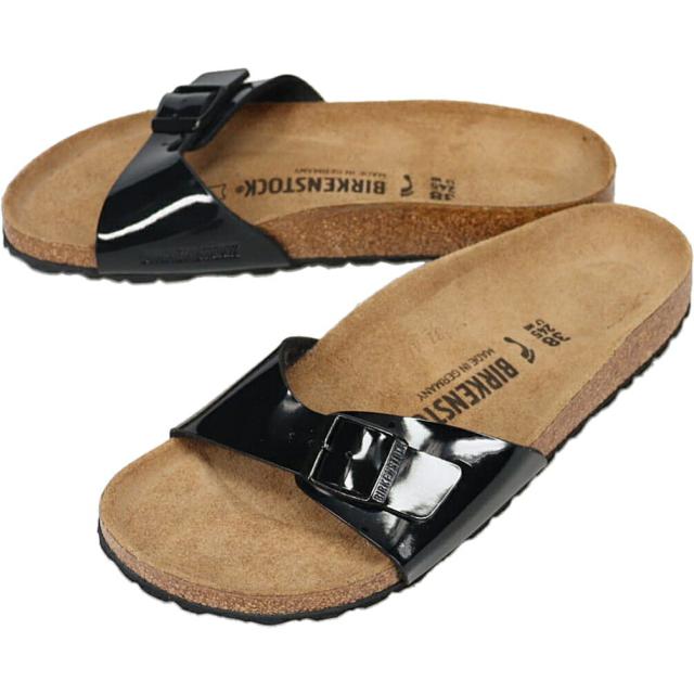 ビルケンシュトック BIRKENSTOCK サンダル マドリッド Madrid ブラックパテント 40303 ナロー幅