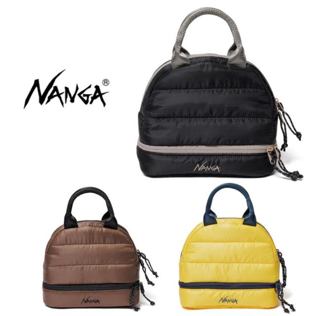 ナンガ NANGA ミニクール バッグ MINI COOL BAG N2502-3O101Z ブラック イエロー ブラウン