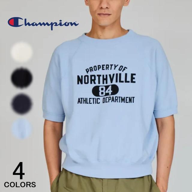 チャンピオン Champion クルーネックスウェットシャツ 25SS TRUE TO ARCHIVES C3-B005 010(ホワイト) 090(ブラック) 370(ネイビー) 797(ペールサックス)