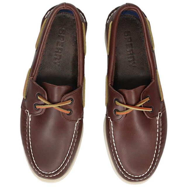 スペリー トップ サイダー SPERRY TOP-SIDER オーセンティック オリジナル (AO) ツーアイ レザー レザー ボートシューズ クラシックブラウン 0195115