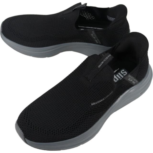 スケッチャーズ SKECHERS スニーカー メンズ スリップインズ ベーパーフォーム ボラン VAPOR FOAM VOLANN ブラック/グレー 233059 BKGY