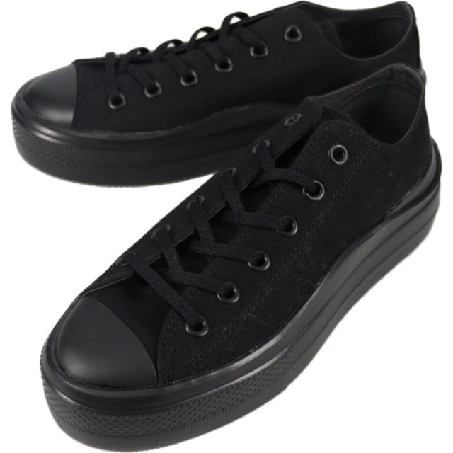 定番 コンバース CONVERSE スニーカー オールスター ライト PLTS ツー オックス ALL STAR LIGHT PLTS 2 OX ブラックモノクローム BLKMONO 1SE269