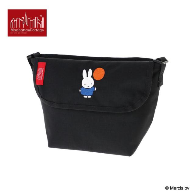 マンハッタンポーテージ Manhattan Portage バッグ NYLON MESSENGER BAG(XXS) BACK POCKET W/ DIVIDER MAGNET 500D CORDURA ミッフィー 70 ブラック 1603-BP-D-MGNT-500CD-MF-70TH BLK