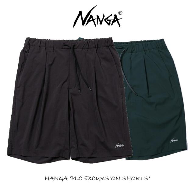 ナンガ NANGA メンズ PLC エクスカーション ショーツ PLC EXCURSION SHORTS N2501-1E406A ブラック グリーン