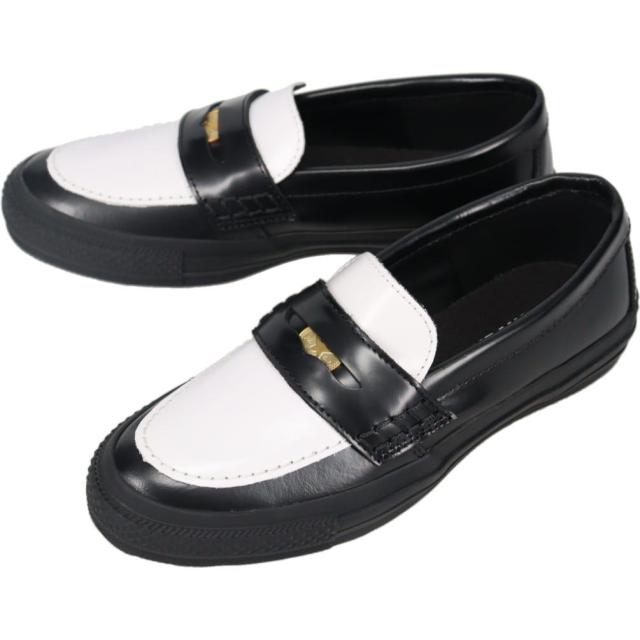 コンバース CONVERSE スニーカー オールスター ローファー ALL STAR COINLOAFER ブラック/ホワイト