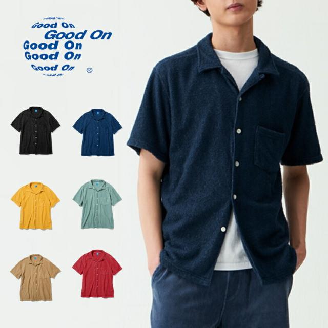 グッドオン Good On ダブルパイルショートスリーブオープンシャツ D-PILE SS OPEN SHIRT GOST2506 6色展開