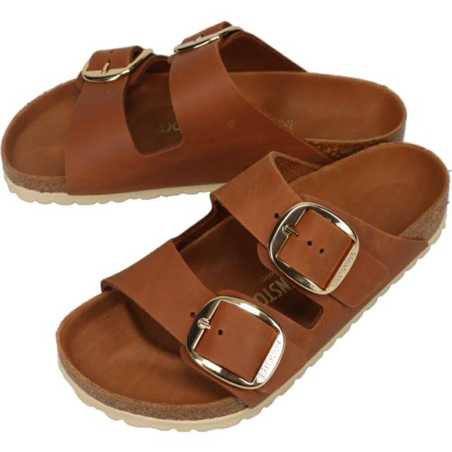 ビルケンシュトック BIRKENSTOCK サンダル アリゾナ ビッグバックル オイルドレザー Arizona Big Buckle コニャック 1011072 レギュラー幅