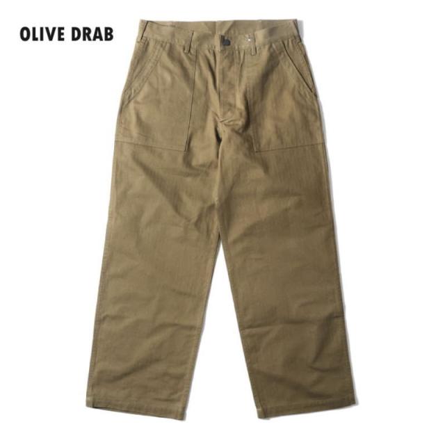 ヒューストン HOUSTON USアーミー ヘリンボーンツイル ユーティリティ トラウザーズ U.S.ARMY HBT UTILITY TROUSERS 10157 BK(ブラック) OD(オリーブドラブ)