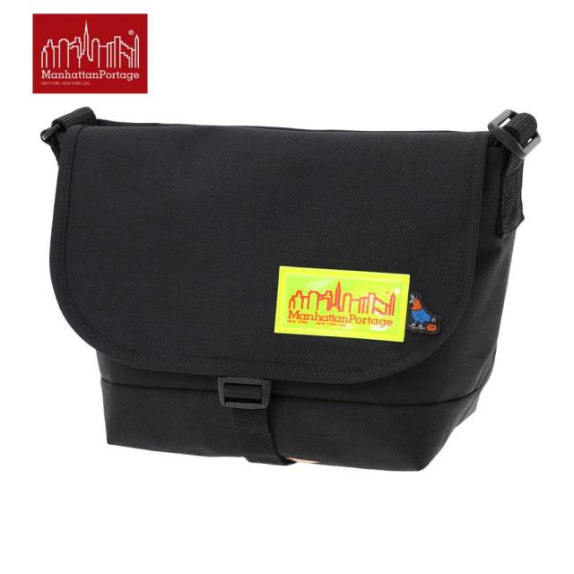 マンハッタンポーテージ Manhattan Portage ナイロン メッセンジャーバッグ (SM) BP W/DIV LVL TMP NYLON MESSENGER BAG JR (SM) BP W/DIV LVL TMP ブラック 1605-JR-BP-D-LVL-TMP BLK