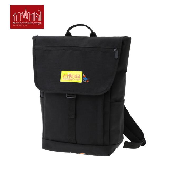 マンハッタンポーテージ Manhattan Portage ワシントン スクエア バックパック JR FZP LVL TMP WASHINGTON SQ BACKPACK JR FZP LVL TMP ブラック 1220-JR-FZP-LVL-TMP BLK