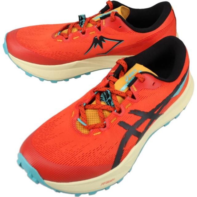 アシックス asics スニーカー メンズ フジライト 6 Fuji Lite 6 レッドクレイ/ブラック 1011C086-600