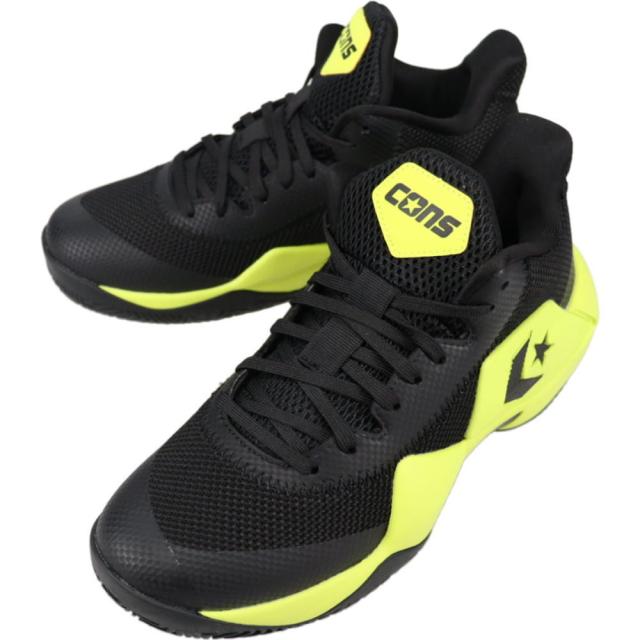 コンバース CONVERSE スニーカー コンズ ヴィックバウンド NC CONS VICBOUND NC ブラック/ネオンイエロー RD/BK/S 33500430