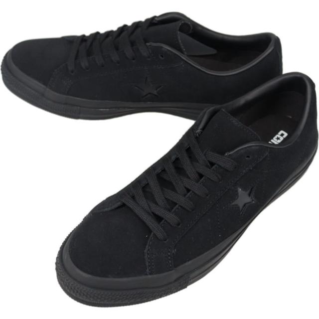 コンバース CONVERSE スニーカー ワンスター スエード ONE STAR SUEDE ブラックモノクローム BLKMONO 33702081