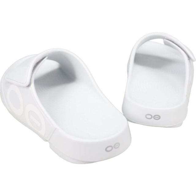ウーフォス OOFOS リカバリーサンダル ウーアー 運動競技 フレックス OOahh Sport Flex 白いこと White 2000060003231