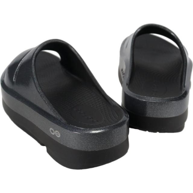 ウーフォス OOFOS サンダル ウィメンズ ウーメガ ウーアー リュクス  OOmega OOahh Luxe ブラックスパークル Black Sparkle_1