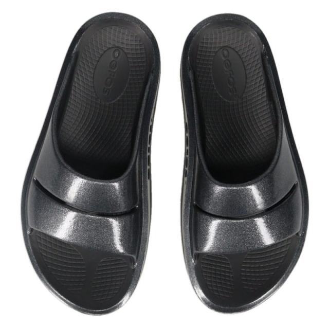 ウーフォス OOFOS サンダル ウィメンズ ウーメガ ウーアー リュクス  OOmega OOahh Luxe ブラックスパークル Black Sparkle_4