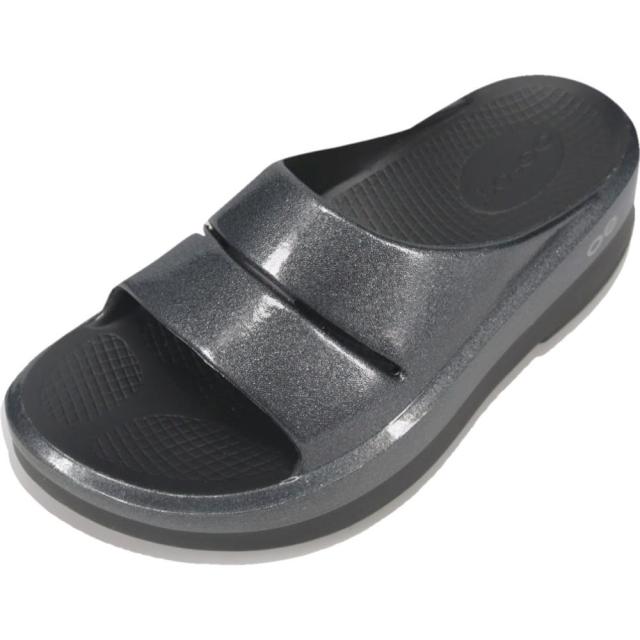 ウーフォス OOFOS サンダル ウィメンズ ウーメガ ウーアー リュクス  OOmega OOahh Luxe ブラックスパークル Black Sparkle_5