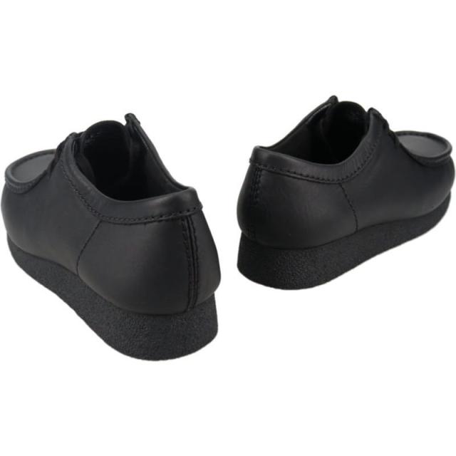 クラークス Clarks メンズ ワラビー エヴォ ウォータープルーフ Wallabee EVO WP ブラックレザー 26177832_1