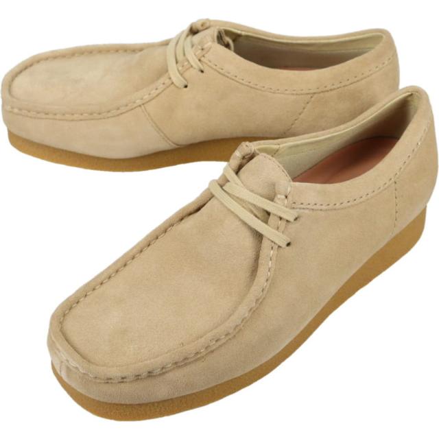 クラークス Clarks メンズ ワラビー エヴォ ウォータープルーフ Wallabee EVO WP メープルスエード 26177834