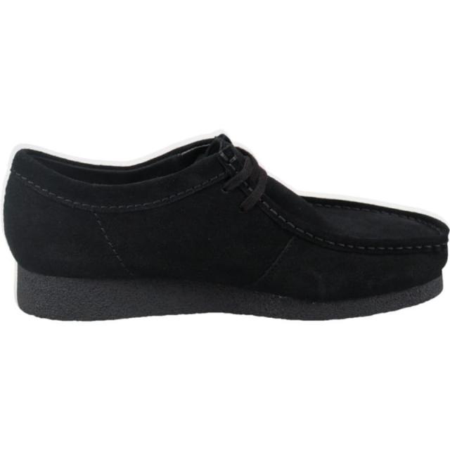 クラークス Clarks メンズ ワラビー エヴォ ウォータープルーフ Wallabee EVO WP ブラックスエード 26177833_2