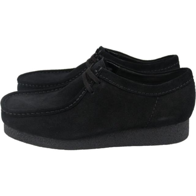 クラークス Clarks メンズ ワラビー エヴォ ウォータープルーフ Wallabee EVO WP ブラックスエード 26177833_3