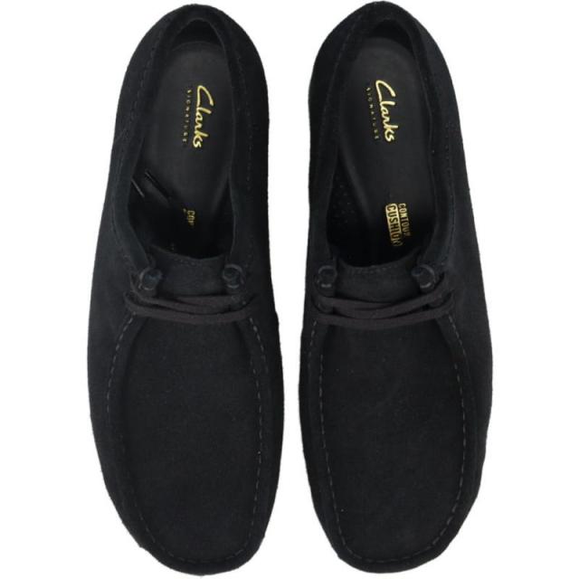 クラークス Clarks メンズ ワラビー エヴォ ウォータープルーフ Wallabee EVO WP ブラックスエード 26177833_5