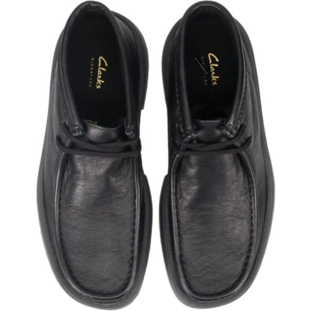 クラークス Clarks メンズ トービュー ハイ Torview Hi ブラックレザー 26183440_5