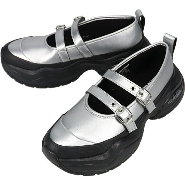 コンバース CONVERSE スニーカー オールスター サージトレーナー メリージェーン ST オックス ALL STAR SURGETRAINER MJ ST OX シルバー/ブラック