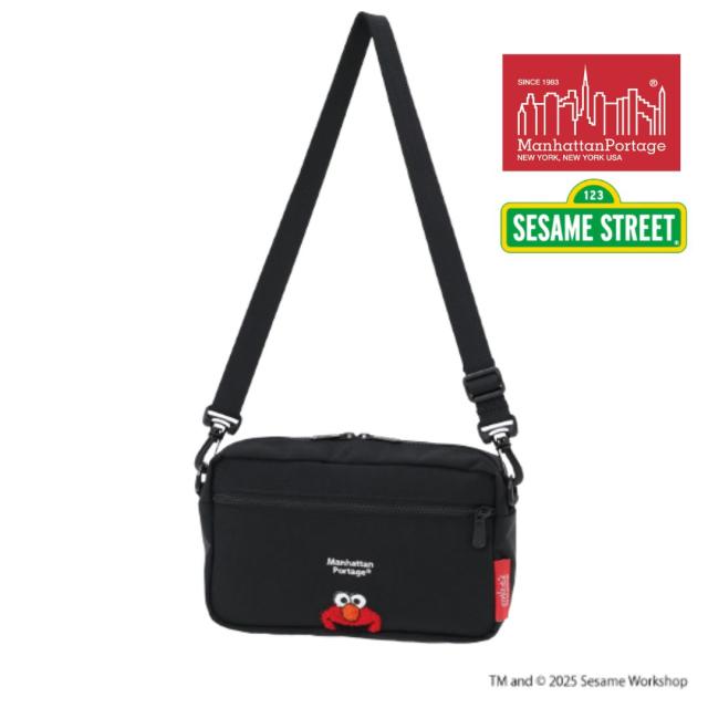 マンハッタンポーテージ Manhattan Portage ジョガー (L) JPN VER 2 500D コーデュラ セサミストリート JOGGER (L) JPN VER 2 500D CORDURA SESAME ST ブラック 1404-L-2-500CD-SST BLK