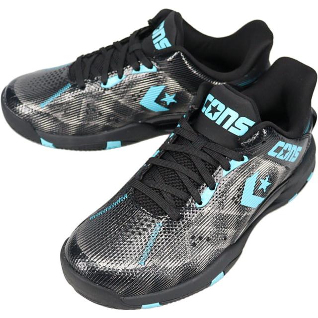 コンバース CONVERSE スニーカー コンズ アクセレレーター LOW CONS ACCELERATOR LOW ブラック/ティール  バッシュ バスケットシューズ