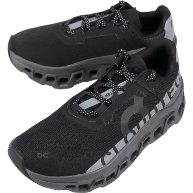 オン On スニーカー ウィメンズ クラウドモンスター ルモス Cloudmonster Lumos ブラック 62.98393