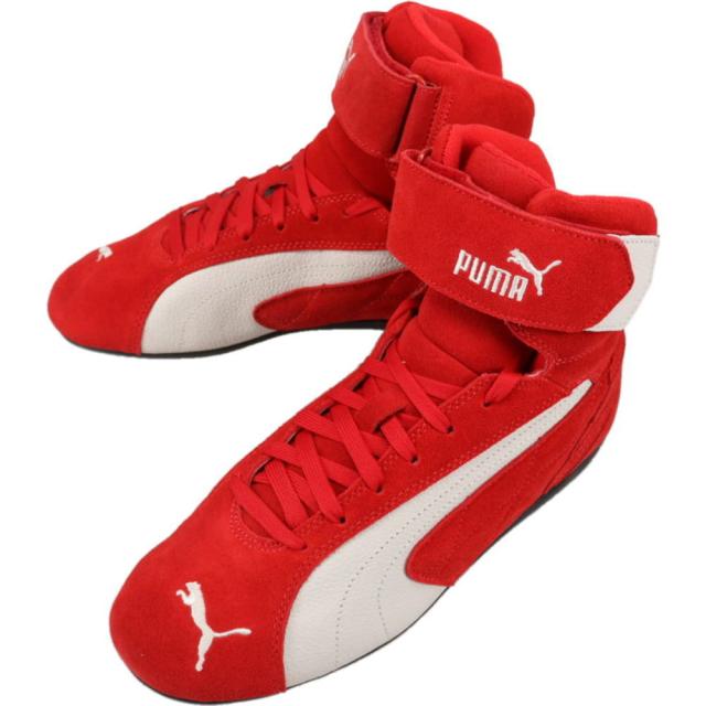 プーマ PUMA スニーカー スピードキャット ミッド Speedcat Mid フォーオールタイムレッド/ウォームホワイト 400384 02