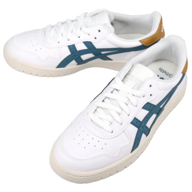 アシックス asics スニーカー ウィメンズ ジャパン ショート JAPAN S ホワイト/レストフルティール 1202A118-139