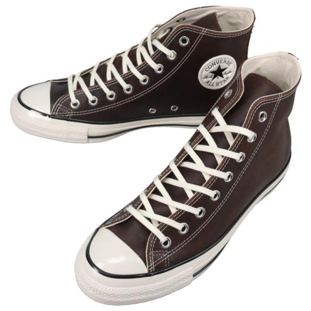 コンバース CONVERSE スニーカー オールスター エイジド ワックスドレザー HI ALL STAR AGED WAXEDLEATHER HI アンティークブラウン 1SE700