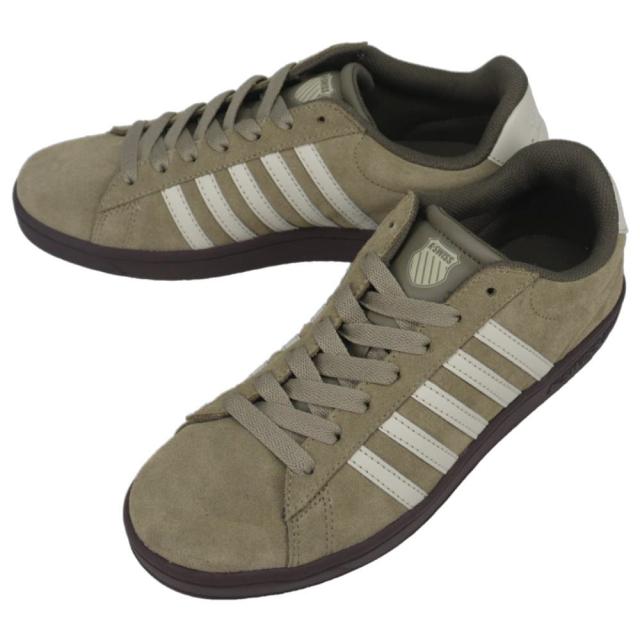 ケースイス  K・SWISS スニーカー コート タイブレーク 2 SDE COURT TIEBREAK II SDE バーントオリーブ/ブラックコーヒー/アルファ 09492-367-M
