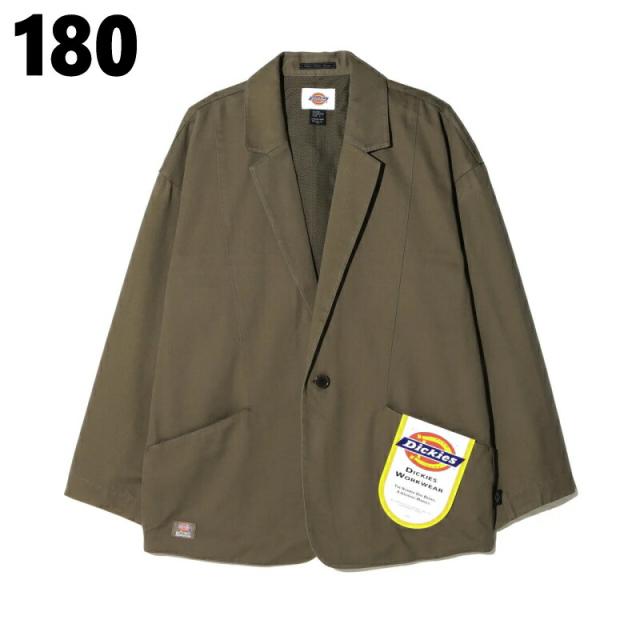 マナスタッシュ× ディッキーズ MANASTASH × Dickies ディッキーズ エクストラ マイル 1B ジャケット DICKIES EXTRA MILE 1B JACKET 792-5255001 010(ブラック) 020(グレー) 180(カーキ)_3