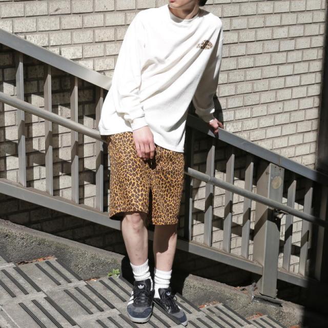 マナスタッシュ MANASTASH ヘンプ ツイル ショート レオパード HEMP TWILL SHORT LEOPARD 792-5213001 050(ブラウン)_4