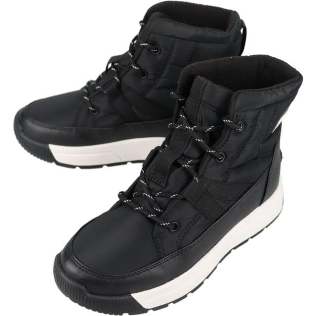 ソレル SOREL ウィンターブーツ ウィットニー スリー ミッド ウォータープルーフ WHITNEY 3 MID WP ブラック/シーソルト NL5282 010
