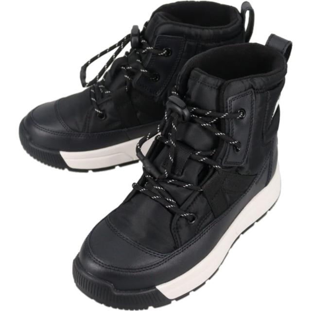 子供 ソレル SOREL ウィンターブーツ ユース ウィットニー 3 ミッド ウォータープルーフ YOUTH WHITNEY III MID WP ブラック/シーソルト NY5288 010