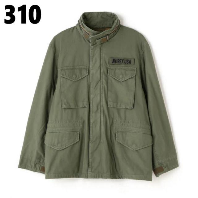 アヴィレックス AVIREX タイプ M-65 フィールド ジャケット TYPE M-65 FIELD JACKET ブラック オリーブ 783-5952028_2